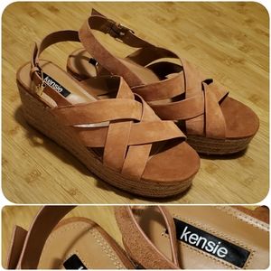 Leather Kensie sandals